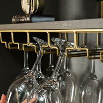 Sufa red wine glass rack upside down household goblet rack hanging wine glass rack wine glass drain rack wine cabinet cabinet exhibition