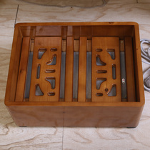 Explosive carving stove solid wood heater foot warmer foot roaster fire oven home S-use fire box and fire barrel