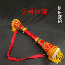 Xiao Long drum Yao ethnic Chinese drum painted fine public wide waist open class drum art examination dance props U drum show dance performance