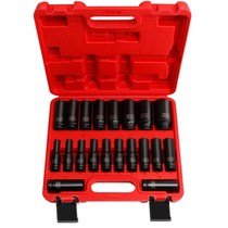 1 2 Pneumatic small wind cannon extended plum blossom socket Dafei plum blossom 12-angle socket electric T-action wrench socket 12-angle