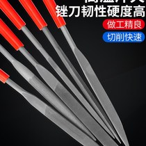 Shejin Filing Knife Suit Woodworking Small Rubbing Flat Semi-circular Triangular Square Filing Knife Metal Polishing Tool