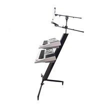 Professional double-layer electronic piano stand aircraft rack keyboard rack aluminum alloy universal piano rack electric piano WDJ synthesizer rack