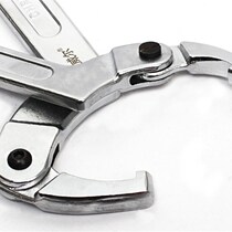 Round nut adjustable hook type adjustable adjustable wrench round head hook type hook type hook head crescent wrench tool hook type