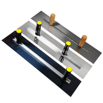 Double handle mud trowel large paint batching wall large board mason scraping putty tool scraper batching gray iron plate extension