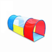 Hot-selling childrens new three-color crawling arched tunnel bottom thickened drilling teaching aid drill barrel toy in stock
