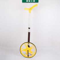 Wheeled pedometer wheel electronic digital display hand-pushed measuring wheel digital distance meter B product large equipment factory promotion type folding meter type