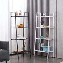 Storage rack floor-to-ceiling living room multi-layered desk wrought iron storage rack trapezoidal storage rack bedroom simple bookshelf