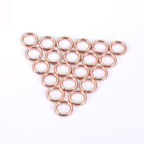 Red copper welding ring furnace brazing oxygen-free copper welding ring silver welding rod silver welding ring brass welding ring phosphorus copper welding ring