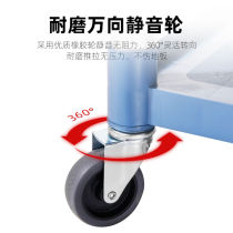 Hotel food delivery truck mobile restaurant serving cart commercial B hotel trolley plastic food collection cart hot pot bowl collection