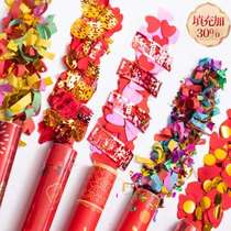 Recommended wedding cannons ribbons spray cannons concierge flowers wedding hand-held bubbles cannons cannons wedding supplies