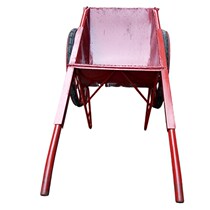 Agricultural chicken bus drive labor hand pusher ash bucket construction site manpower two-wheel construction dump truck household garbage truck