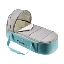 Baby out-and-out bed basket portable bed-carrying out-and-out newborn babys discharge sleeping basket safe sleeping basket in the bed