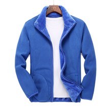 2022 Autumn and Winter New Outdoor Polar Fleece Jacket Couple Fleece Jacket Reversible Thickened Warm Jacket Liner