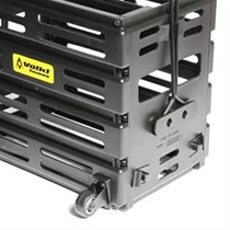 Plastic ball picking basket with wheels ball picking cart automatic ball picking up frame tennis frame 1