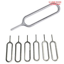 10PCS Sim Card Tray Removal Eject Pin Key Tool Stainless Ste