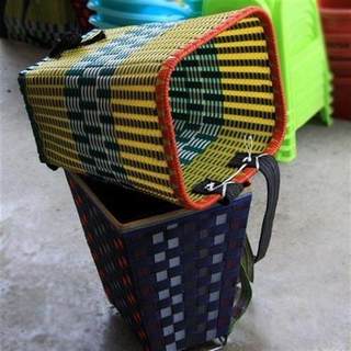 手工竹编背篓重庆贵州四川背篼竹篾竹背筐收纳筐舞蹈道具背篼耐用