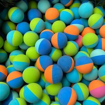 6CM beginners rubber training squash fast ball hollow high elastic ball hand speed rubber training elastic W ball hitting speed training