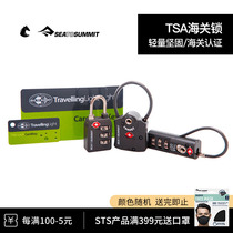 SEATOSUMMIT suitcase combination lock y customs lock luggage wire steel box luggage trolley case TSA small hanging