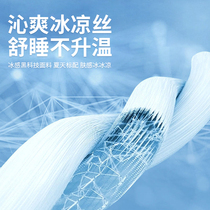 Ice silk eye mask imitation thin silk light genuine eye hanging sleep shading special to relieve ear fatigue W men and women sleeping eyes