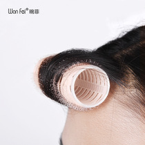 Wanfei air bangs curling barrel manual q bangs curling iron self-adhesive curling hair artifact plastic hair roller 6 pieces
