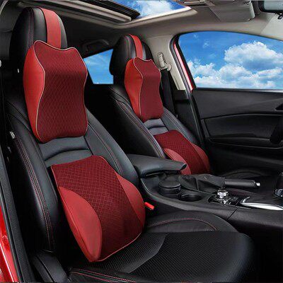 ເຫມາະສໍາລັບ Karry K50 Karry K50EV car y seat cushion lumbar cushion backrest memory foam waist support waist protector