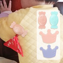 Newborn baby pin baby safety lock pin pregnant woman fixed E buckle small anti-rebound clothing saliva towel brooch