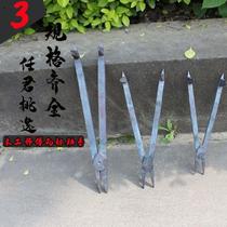 Forged woodworking horse mouth pliers dual-purpose iron blocker fishtail one-legged manual hand vise wood planer fixed clamp