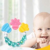 Baby Teether Bed Bell Silicone Handbell Teether For Teeth Ba