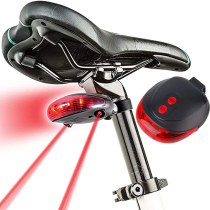 5 LED Bicycle Rear pLight 2 Laser Bike Laser Light Waterproof