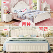 Bedroom furniture combination set whole house double bed wedding C single bed childrens room wardrobe home master bedroom