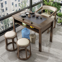 Chess Board Quadrilateral T Beats Octaxian Table Balcony Table Dining Table And Chairs Combined Table Tea Table Tea Table Tea Desk New Chinese New Products Solid Wood Tea