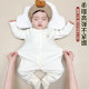 宝宝薄款连身衣德绒春秋防踢睡衣无骨贴身护肚长袖长裤哈衣