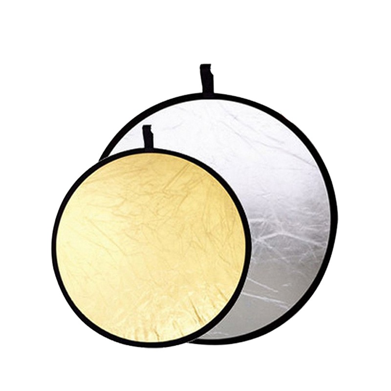 Reflecting plate Photography 110cm circular two-in-one hand slapped light plate photographic flexo light plate folding portable light blocking plate-Taobao