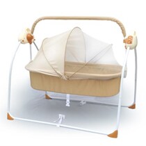 Electric music intelligent cradle baby soothing automatic rocking bed newborn baby rocking chair swing sleeping basket coaxing bed