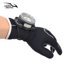 50-meter scuba diving strong magnetic north needle elastic elastic rope wrist underwater luminous compass with side view window