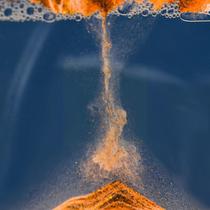 7 12inch Moving Sand Art Picture Round Glass Q3D Deep Sea Sa