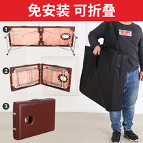 Portable Foldable Beauty Bed Portable Original Point Massage Bed Home Physiotherapy Moxibustion Bed Massage Tattoo