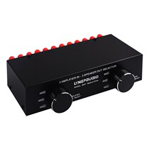 New product 3 in 3 out passive power amplifier speaker selection switcher audio switching distributor comparator sound quality