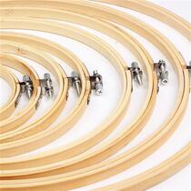 New bamboo and wood embroidery stretch embroidery hoop embroidery stand mini baby frame support fixed hoop mother embroidery embroidery stretch frame natural bamboo bag