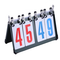 Football scoreboard scoreboard flippable scoreboard small desktop two-digit scoreboard foldable flippable game scoreboard