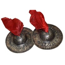 Professional 12b 15 17 cm fully handmade bronze black cymbals imitation ancient black cymbals Beijing cymbals small cap cymbals