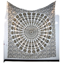 Extra large background cloth interior space decoration 230*210cm hanging cloth L curtain partition bedside background wall installation