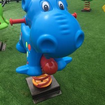 Kindergarten outdoor park community childrens rocking horse outdoor amusement facilities double spring seesaw rocking fun
