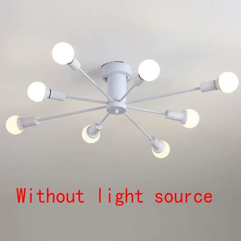 LED арт много голов собирающийся потолочный светильник для гостиной спальни study D