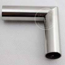 Shower room with rusted tie rod glass tie rod no piece pipe steel piece corner head 90 degree elbow 19mm tie rod head