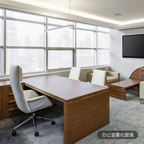 Xubo electronically controlled atomized glass partition electrically dimmable atomized film electronically controlled intelligent double-layer tempered laminated glass film