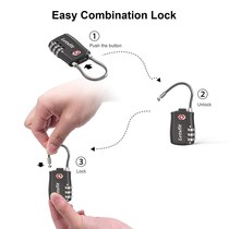 Export foreigner b Letsfit TSA password lock customs lock small padlock trolley suitcase small lock anti-theft lock