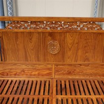 Hedgehog rosewood master bedroom double bed solid wood R bed Suli furniture wedding bed storage rosewood mahogany Chinese modern