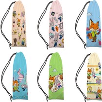Zootopia cartoon animation drawstring badminton y racket storage bag portable trendy versatile badminton bag