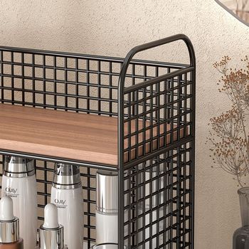 Washing table storage rack bathroom toilet storage rack washing table d hand vanity table top cosmetic storage rack